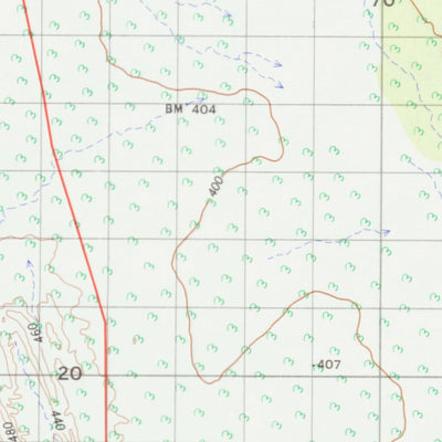 Geoscience Australia Ruby Plains (4460) digital map