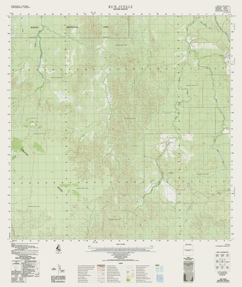 Geoscience Australia Rum Jungle (5071-1) digital map
