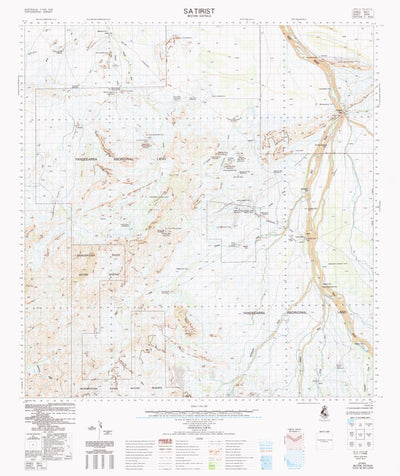 Geoscience Australia Satirist (2555) digital map