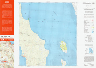 Geoscience Australia Shark Bay (1646) digital map