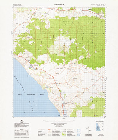 Geoscience Australia Sheringa (5930) digital map