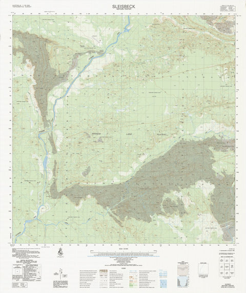 Geoscience Australia Sleisbeck (5470-2) digital map