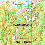 Geoscience Australia Springsure SG55 - 03 digital map