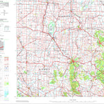 Geoscience Australia St. Arnaud SJ54 - 04 digital map