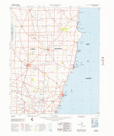Geoscience Australia Stansbury (6428) digital map
