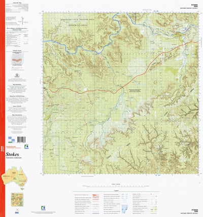 Geoscience Australia Stokes (5066) digital map