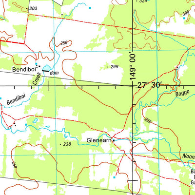 Geoscience Australia Surat SG55 - 16 digital map