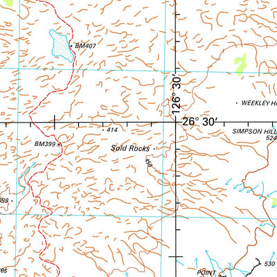 Geoscience Australia Talbot SG52 - 09 digital map