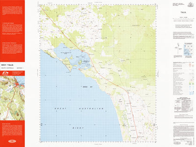 Geoscience Australia Talia (5831) digital map