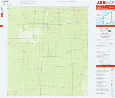 Geoscience Australia Talisker (1945) digital map