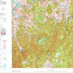 Geoscience Australia Tallangatta SJ55 - 03 digital map