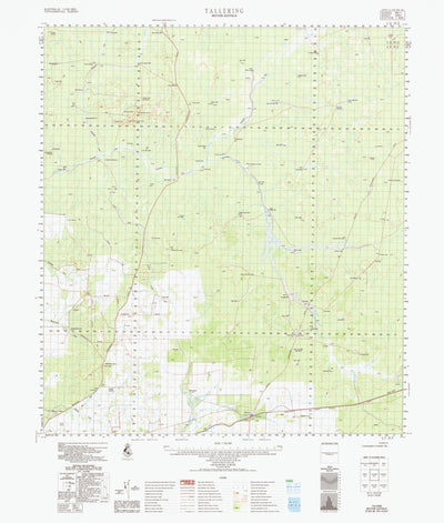 Geoscience Australia Tallering (2041) digital map