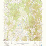 Geoscience Australia Tamborine (9542-3) digital map