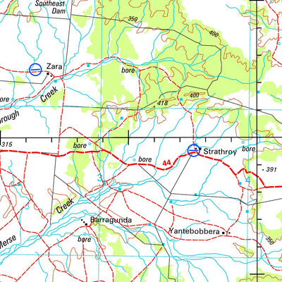 Geoscience Australia Tangorin SF55 - 05 digital map