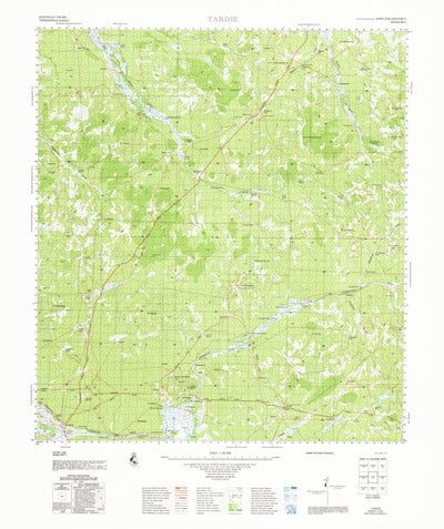Geoscience Australia Tardie (2142) digital map