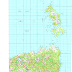 Geoscience Australia Tasmania North East - SK55 - 21 digital map