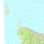 Geoscience Australia Tasmania North West SK55 - 20 digital map