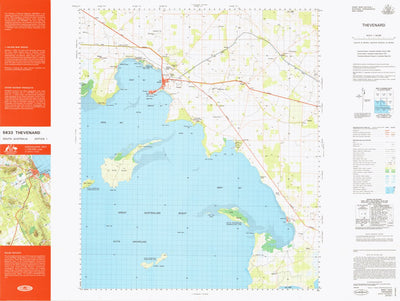 Geoscience Australia Thevenard (5633) digital map