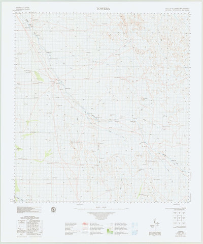 Geoscience Australia Towera (1951) digital map
