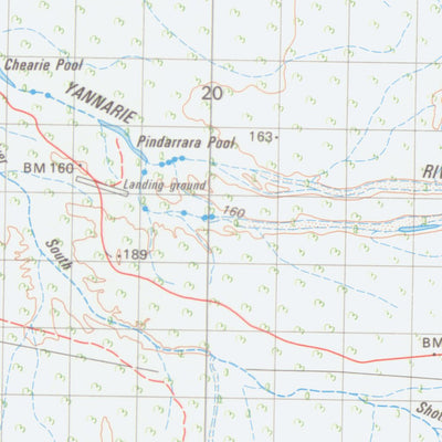Geoscience Australia Towera (1951) digital map
