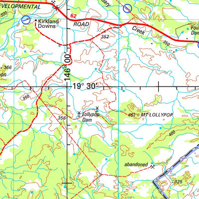 Geoscience Australia Townsville - SE55-14 digital map