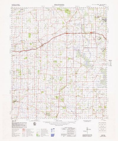 Geoscience Australia Trayning (2435) digital map