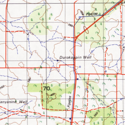 Geoscience Australia Trayning (2435) digital map
