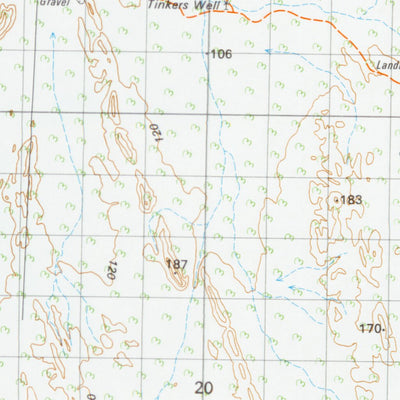 Geoscience Australia Uaroo (1952) digital map