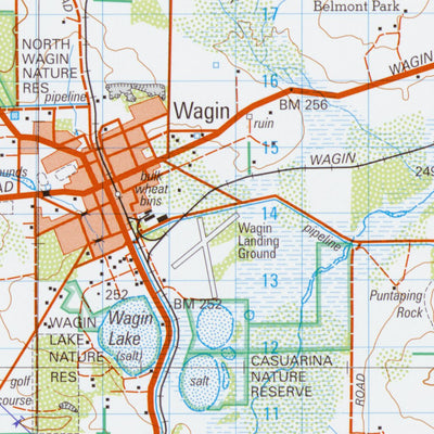 Geoscience Australia Wagin (2331) digital map