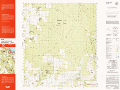 Geoscience Australia Walyahmoning (2636) digital map