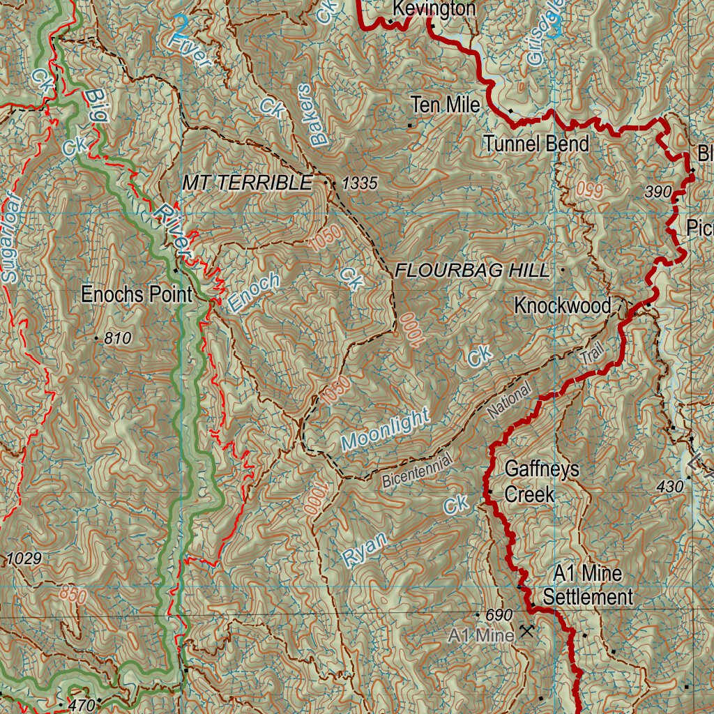 Warburton J5506 Map by Geoscience Australia | Avenza Maps