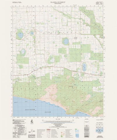 Geoscience Australia Warramurrup (2729-3) digital map