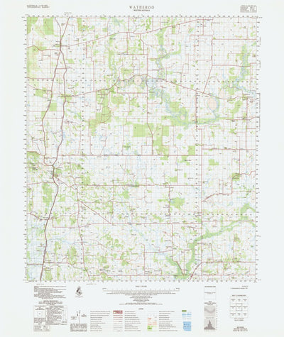 Geoscience Australia Watheroo (2137) digital map