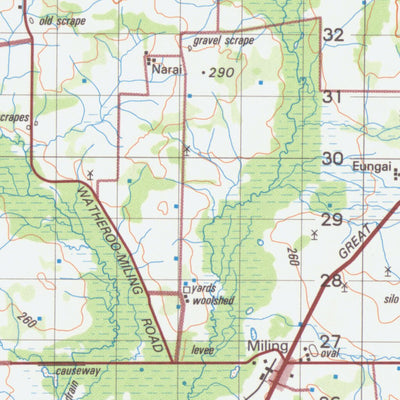 Geoscience Australia Watheroo (2137) digital map