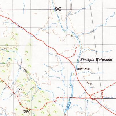 Geoscience Australia Wave Hill (5063) digital map