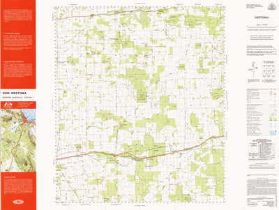 Geoscience Australia Westonia (2635) digital map