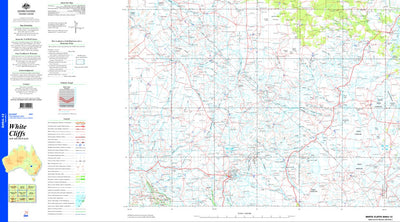 Geoscience Australia White Cliffs SH54 - 12 digital map