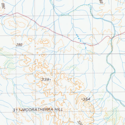 Geoscience Australia White Springs (2654) digital map