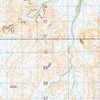Geoscience Australia White Springs (2654) digital map
