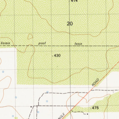 Geoscience Australia Wialki (2537) digital map