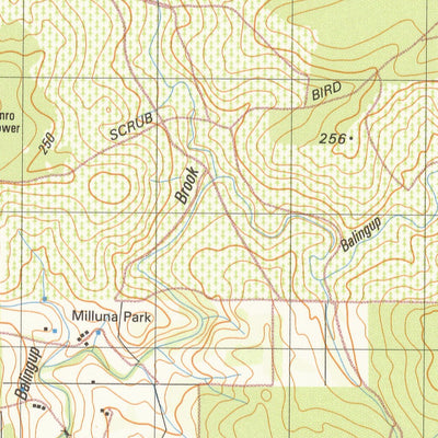 Geoscience Australia Wilga (2130-4) digital map