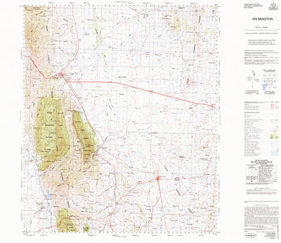 Geoscience Australia Wilmington (6532) digital map