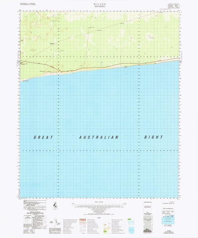 Geoscience Australia Wilson (4734) digital map