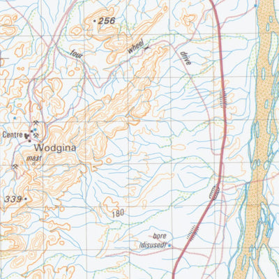 Geoscience Australia Wodgina (2655) digital map