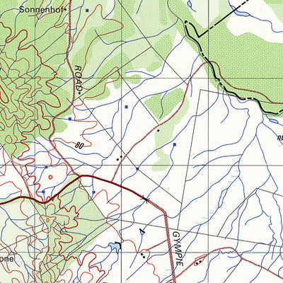 Geoscience Australia Wolvi (9445-1) digital map
