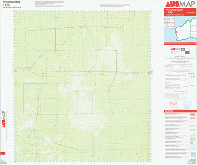 Geoscience Australia Woodleigh (1845) digital map