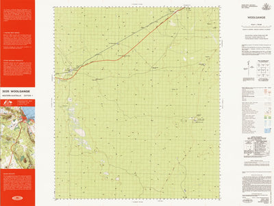 Geoscience Australia Woolgangie (3035) digital map