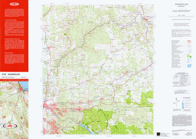 Geoscience Australia Wooroloo (2134) digital map