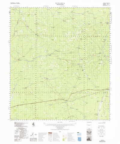 Geoscience Australia Wurarga (2141) digital map