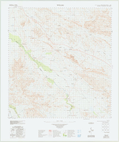 Geoscience Australia Wyloo (2152) digital map